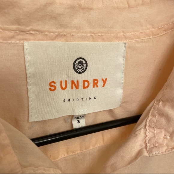 Sundry Cotton Button-down “I Need Vitamin Sea” size 3 - Picture 4 of 6